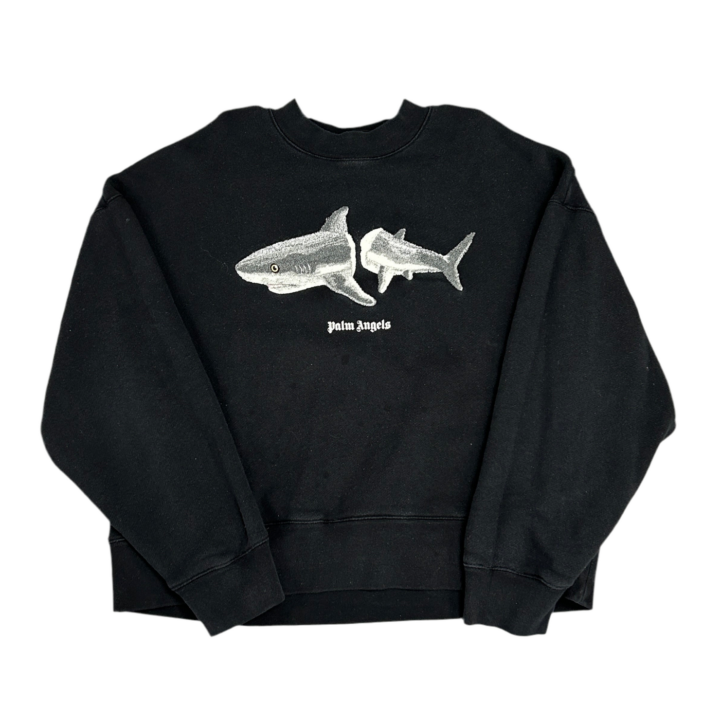 Palm Angels Shark Crewneck Black