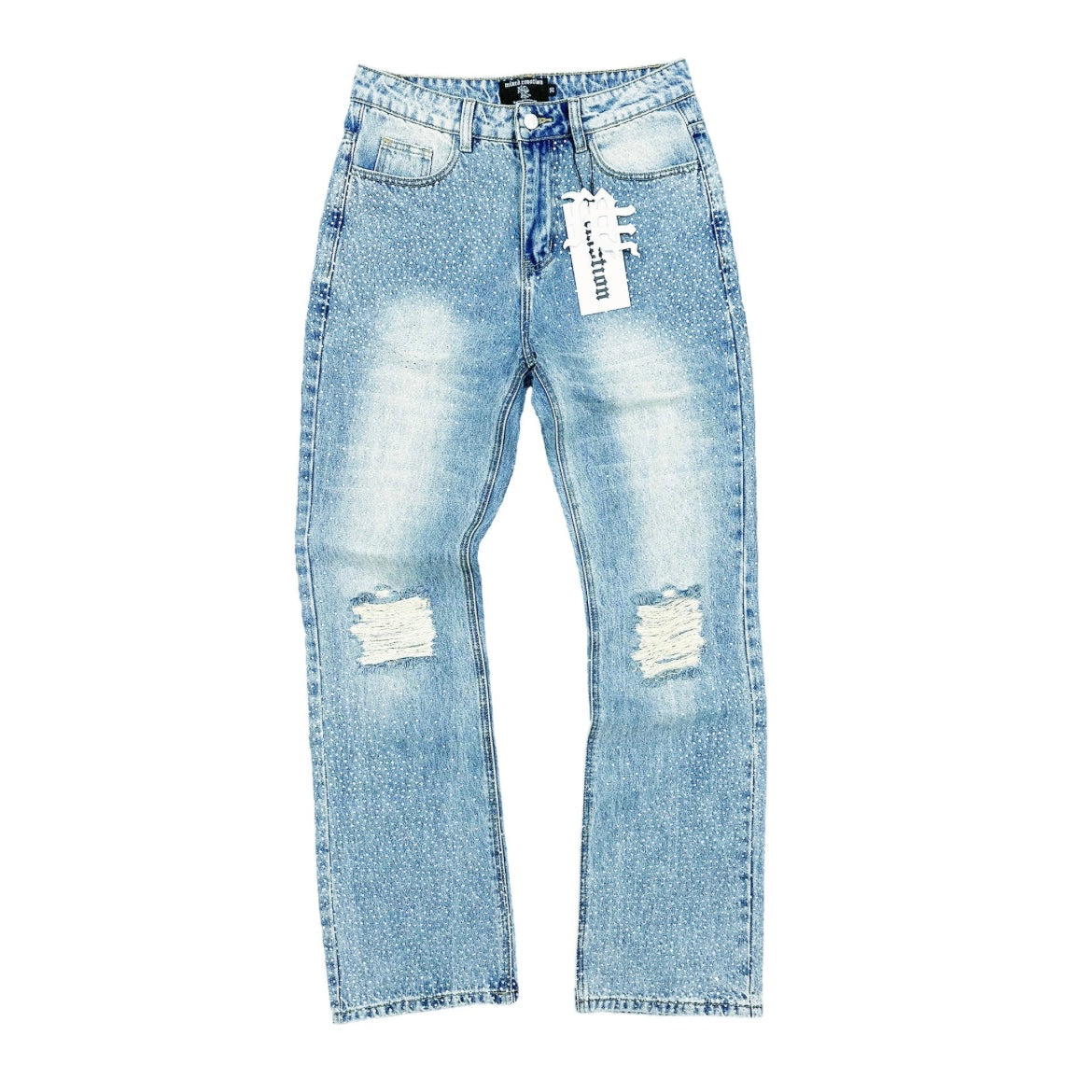 Mixed Emotion ME Rhinestone Jeans