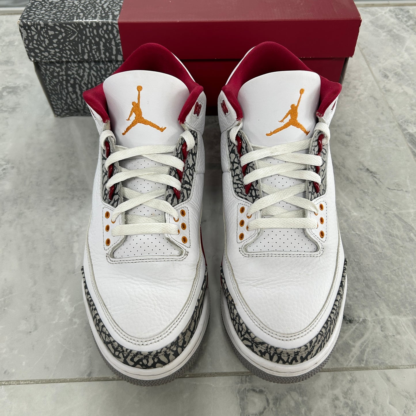 Air Jordan 3 Retro Cardinal Red (USED)
