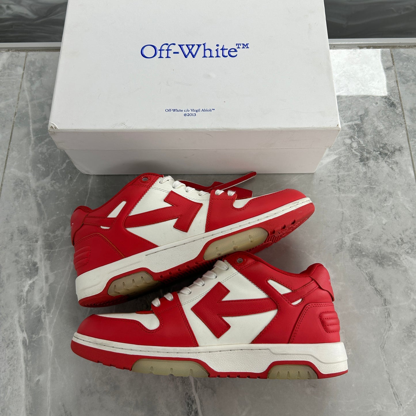 Off-White Out of Office 'Red White' (USED)