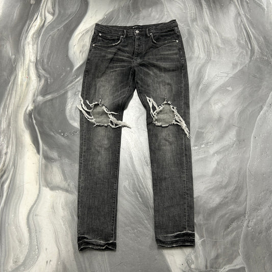 Purple Brand Grey Wash Denim - view 2