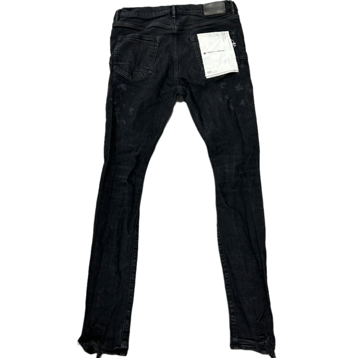 Purple Jeans P001 Black Distressed Jeans