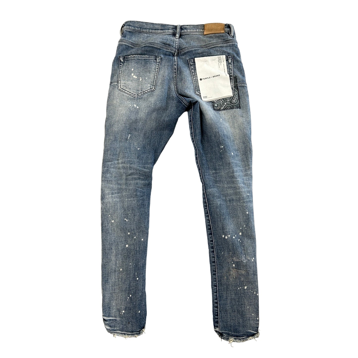Purple Blue Paisley Jeans