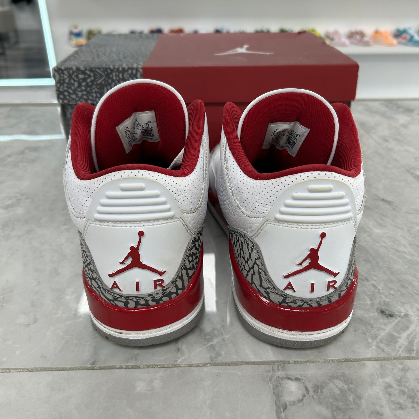 Air Jordan 3 Retro Cardinal Red (USED)