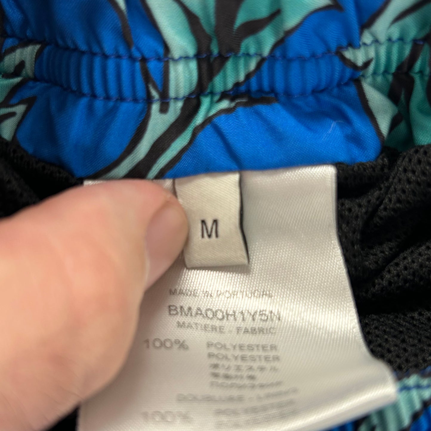 Givenchy Silk Printed Shorts Blue