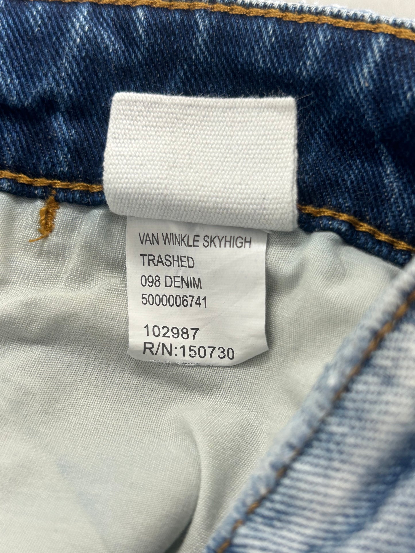 Ksubi Van Winkle Skyhigh Trashed 098 Denim
