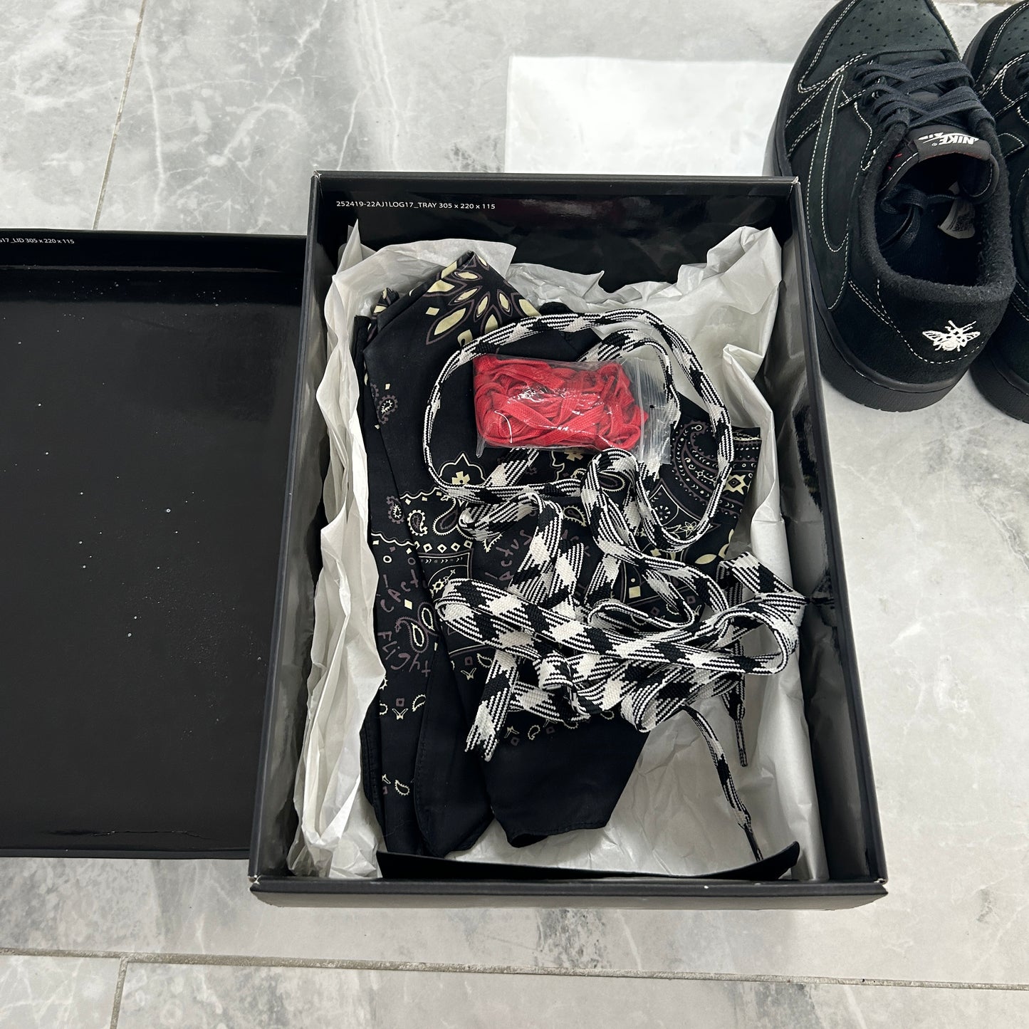 Jordan 1 Retro Low OG SP Travis Scott Black Phantom (USED)