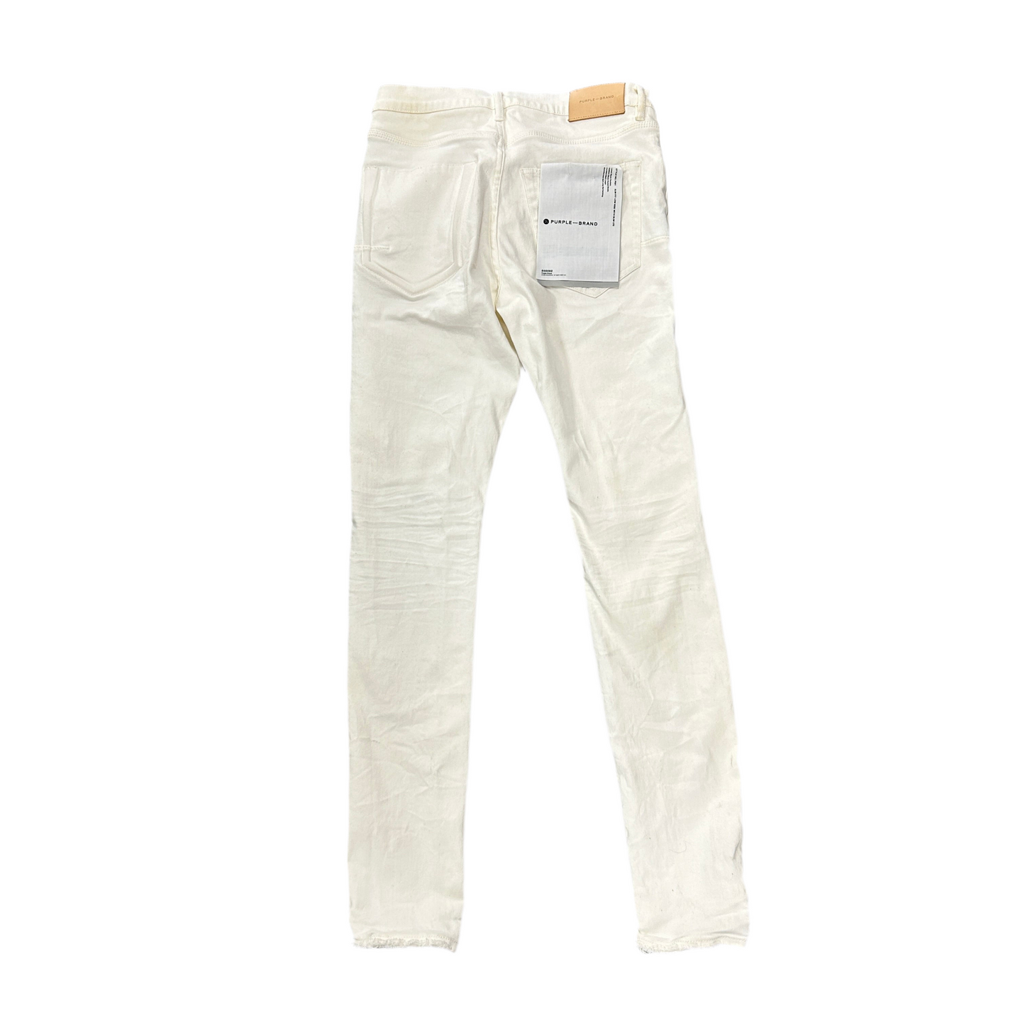 Purple P001 White Ripped Jeans