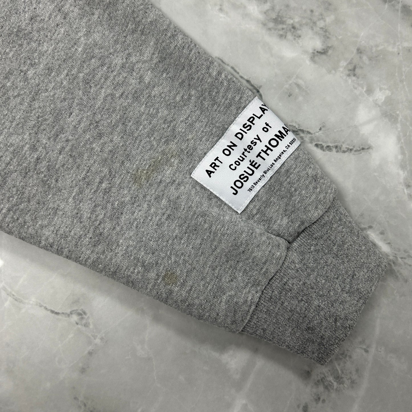 Gallery Dept. Grey French Logo Zip Up Hoodie