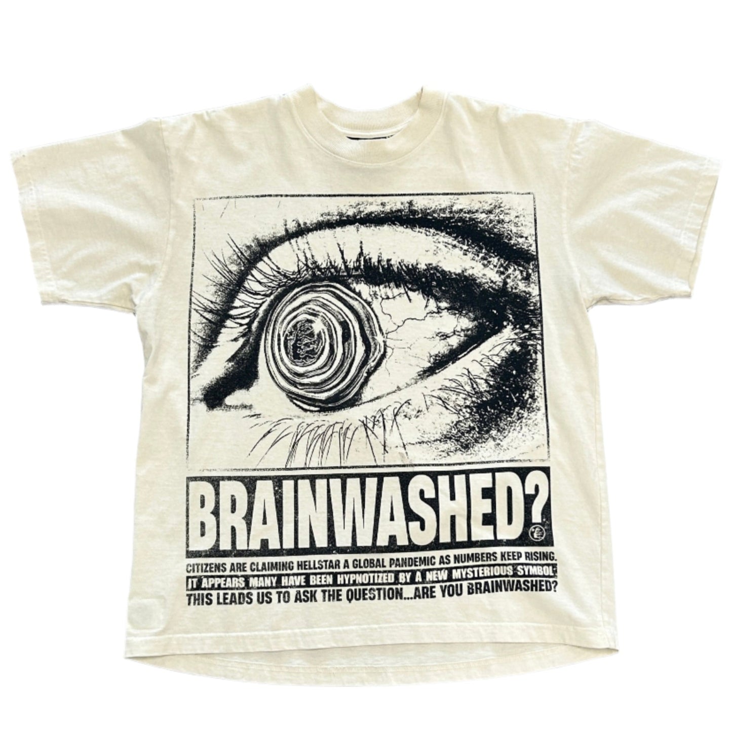 Hellstar Eyeball T-shirt Cream