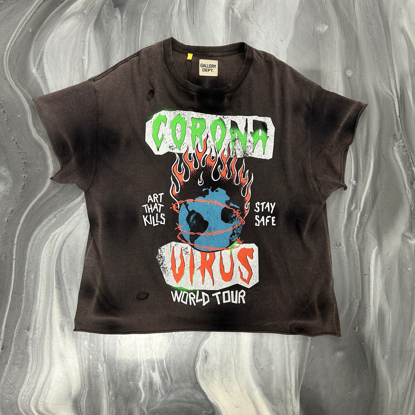Gallery dept. corona virus tee grey