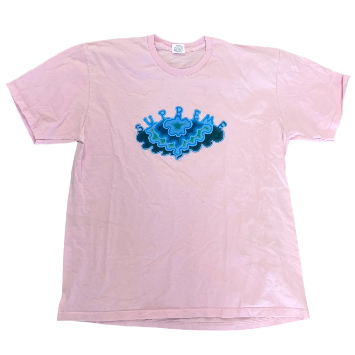 Supreme Cloud Tee Light Pink