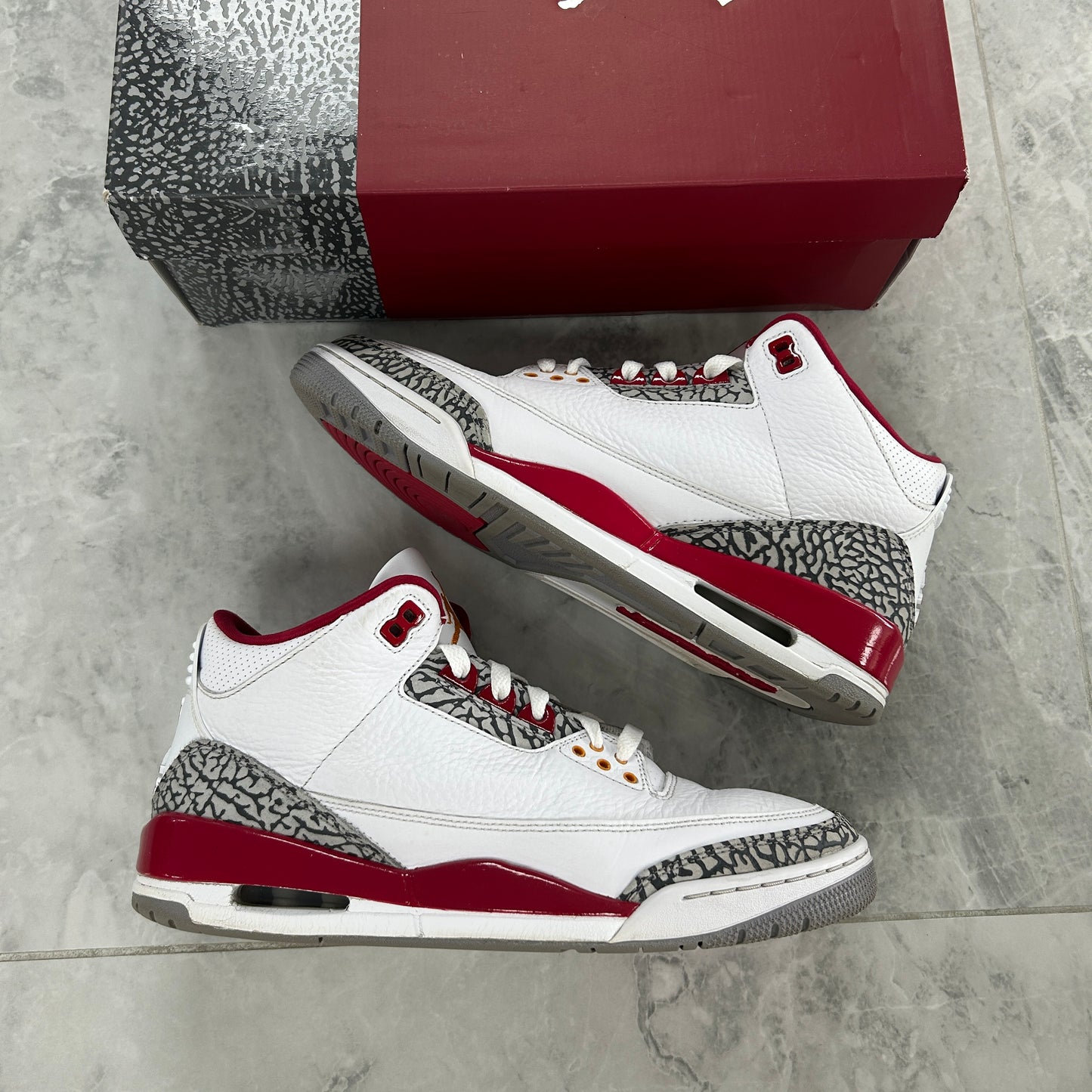 Air Jordan 3 Retro Cardinal Red (USED)