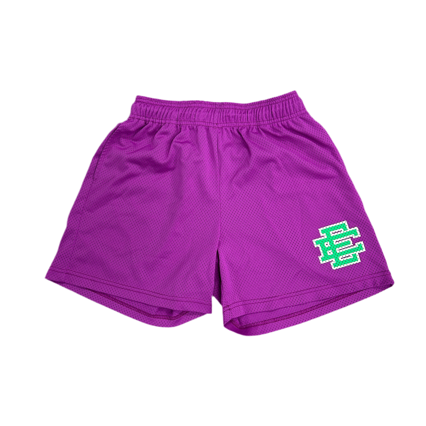 Eric Emanuel EE Shorts Purple and Mint