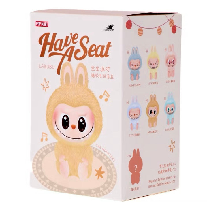 Pop Mart Labubu The Monsters Have a Seat Vinyl Plush Single Blind Box