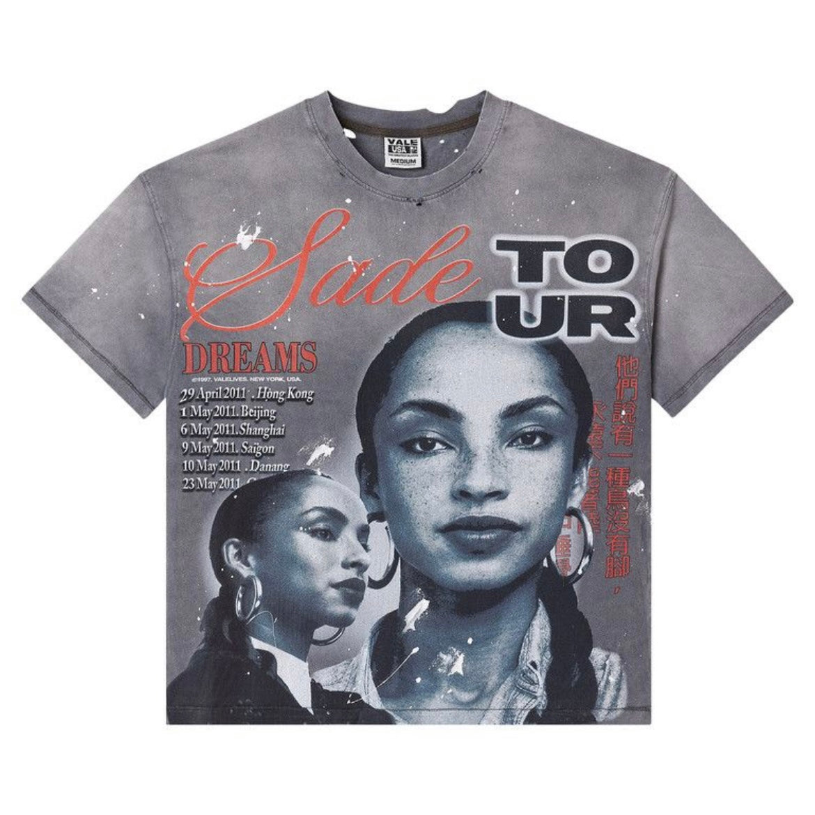 Vale Forever HK Tour Tee Grey