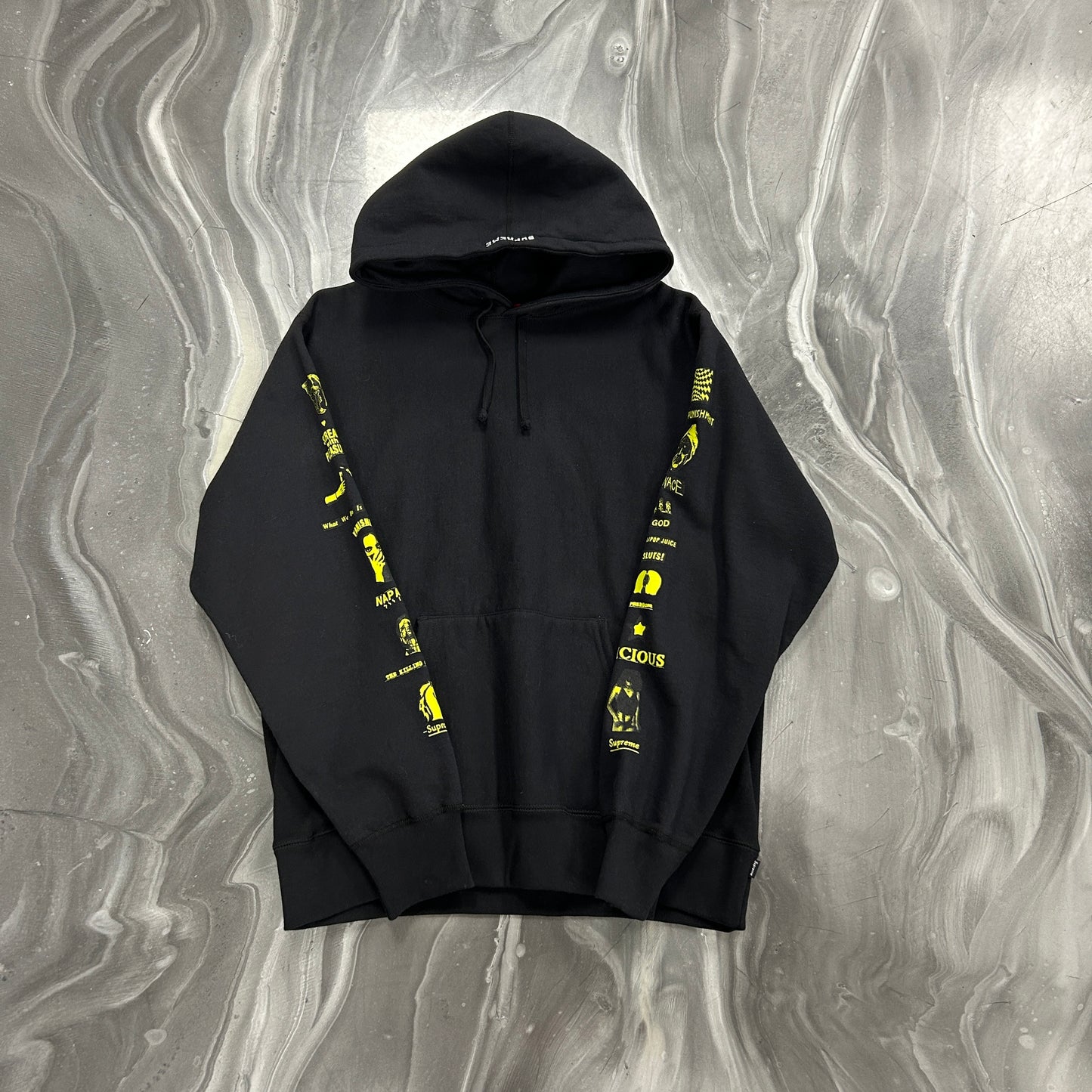 Supreme Menace Hoodie Black