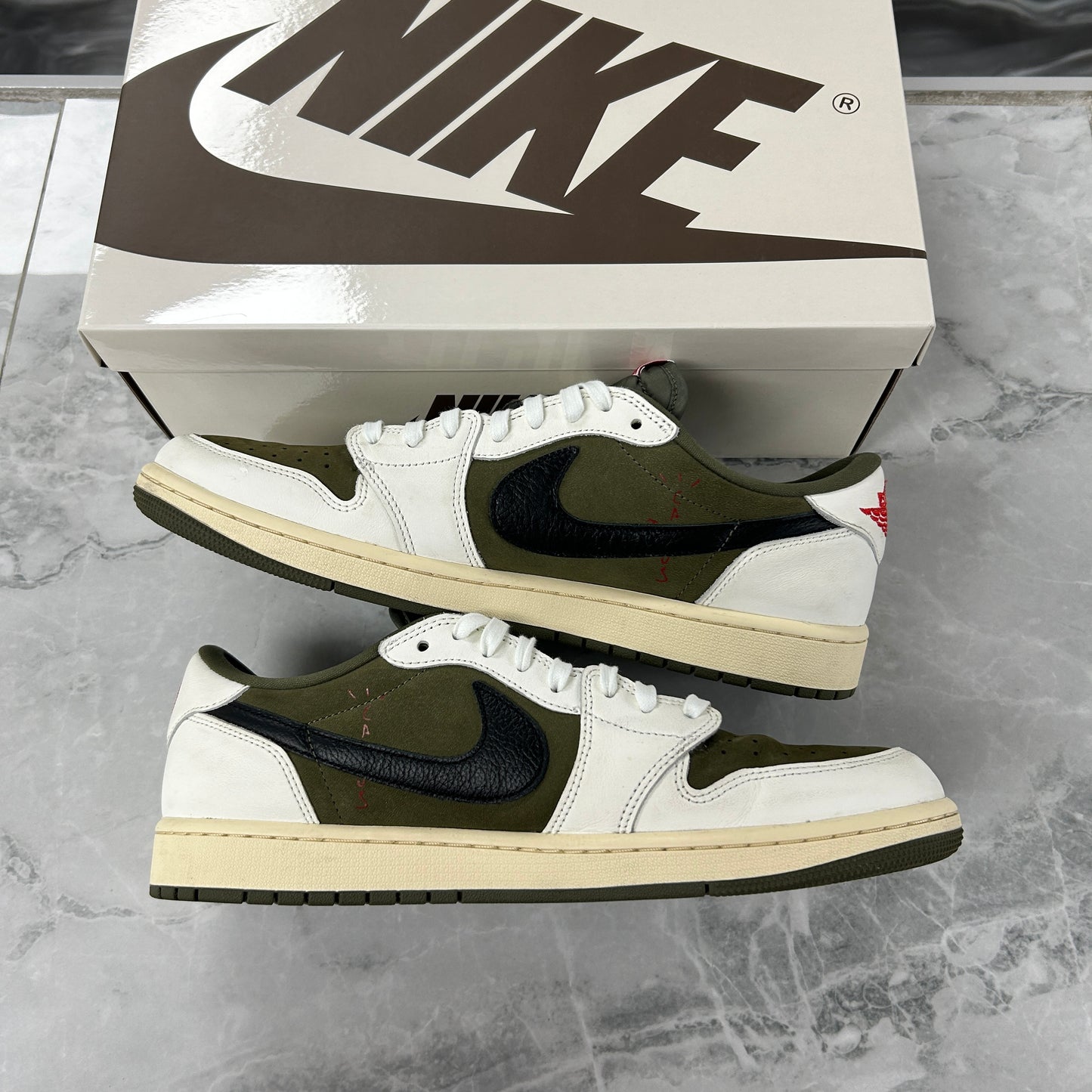 Jordan 1 Retro Low OG SP Travis Scott Medium Olive (USED)