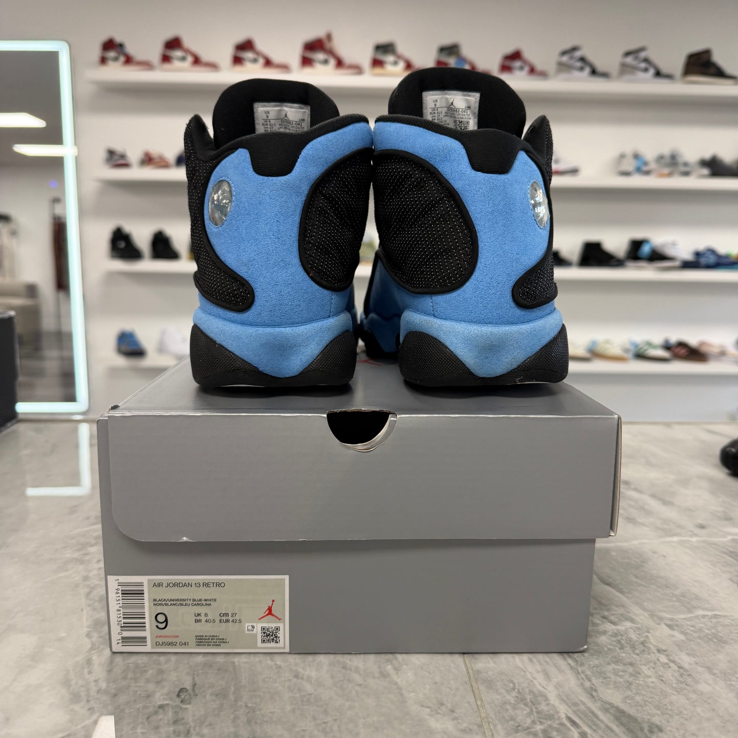 Air Jordan 13 Retro Black University Blue (Used)