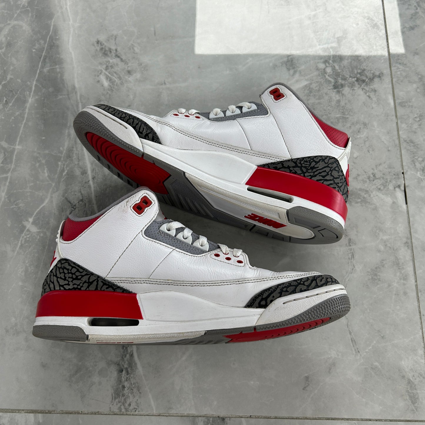 Jordan 3 Retro Fire Red (2022)(Used)(No Box)