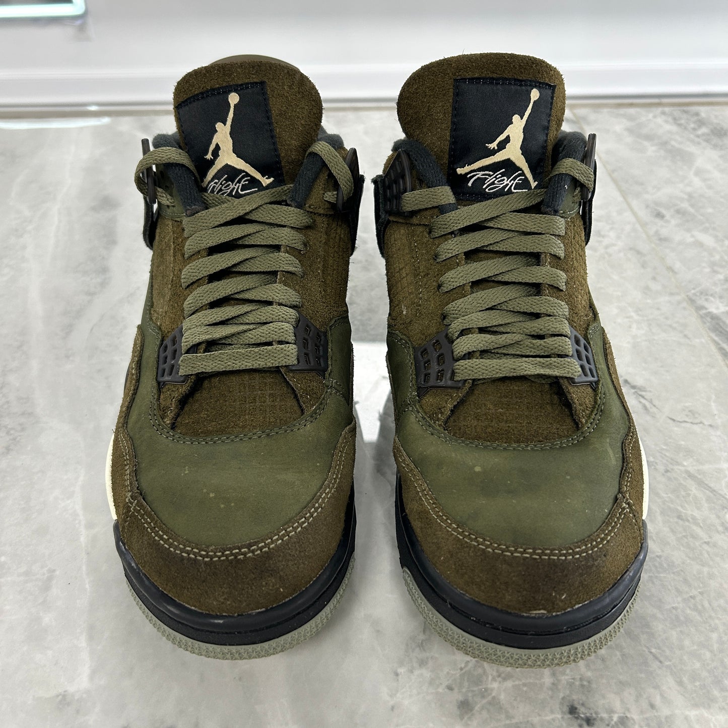 Air Jordan 4 Retro SE Craft 'Olive' (USED NO BOX)