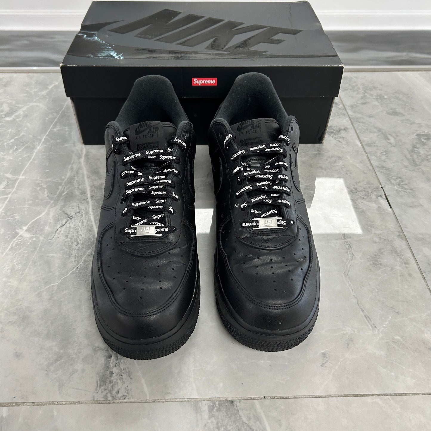Nike Air Force 1 Low Supreme Black (USED)
