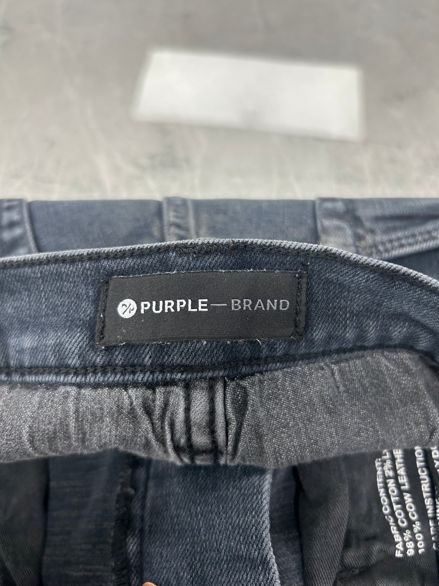 Purple Brand P020 Black Jean Shorts