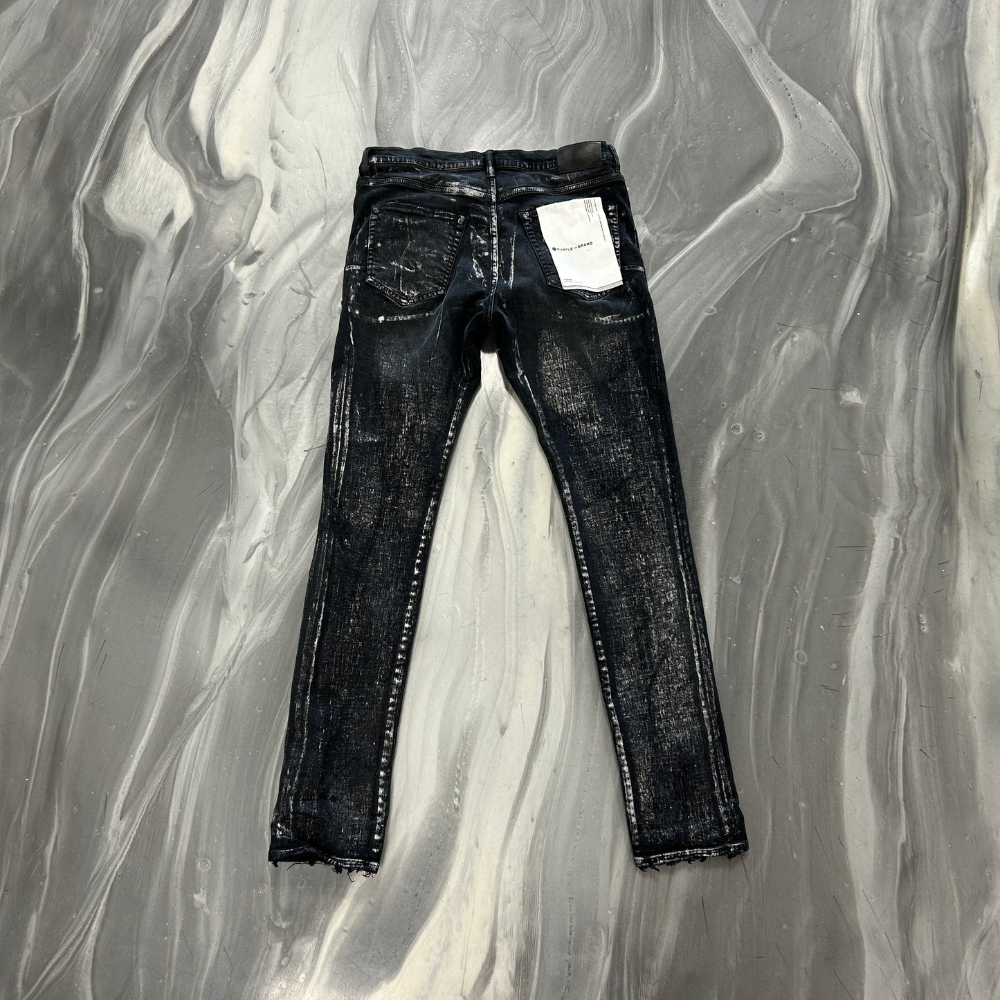 Purple Brand P001 Wax Black Denim