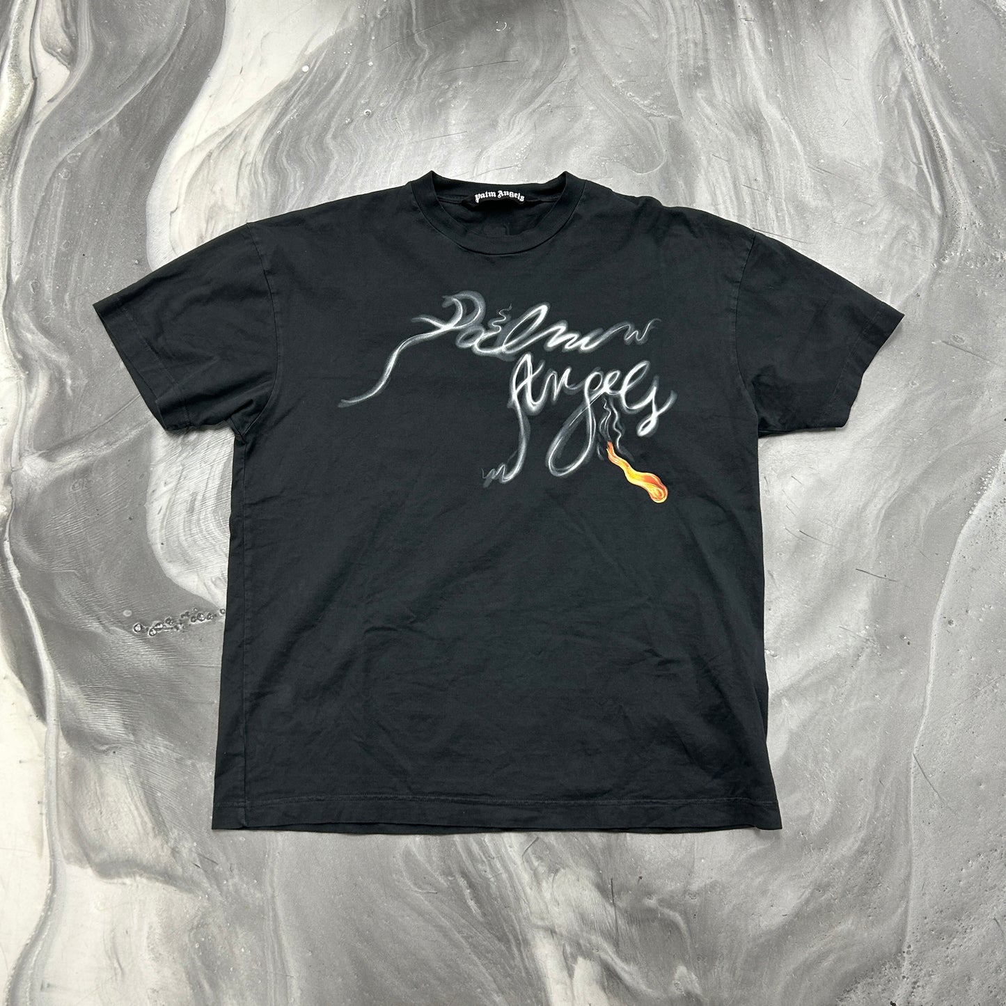 Palm Angels Foggy T-Shirt 'Black/ White'