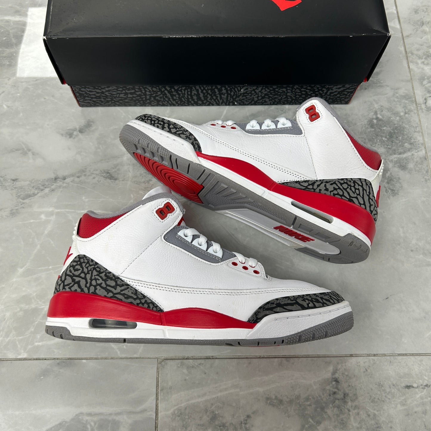 Jordan 3 Retro Fire Red (2022)(USED)