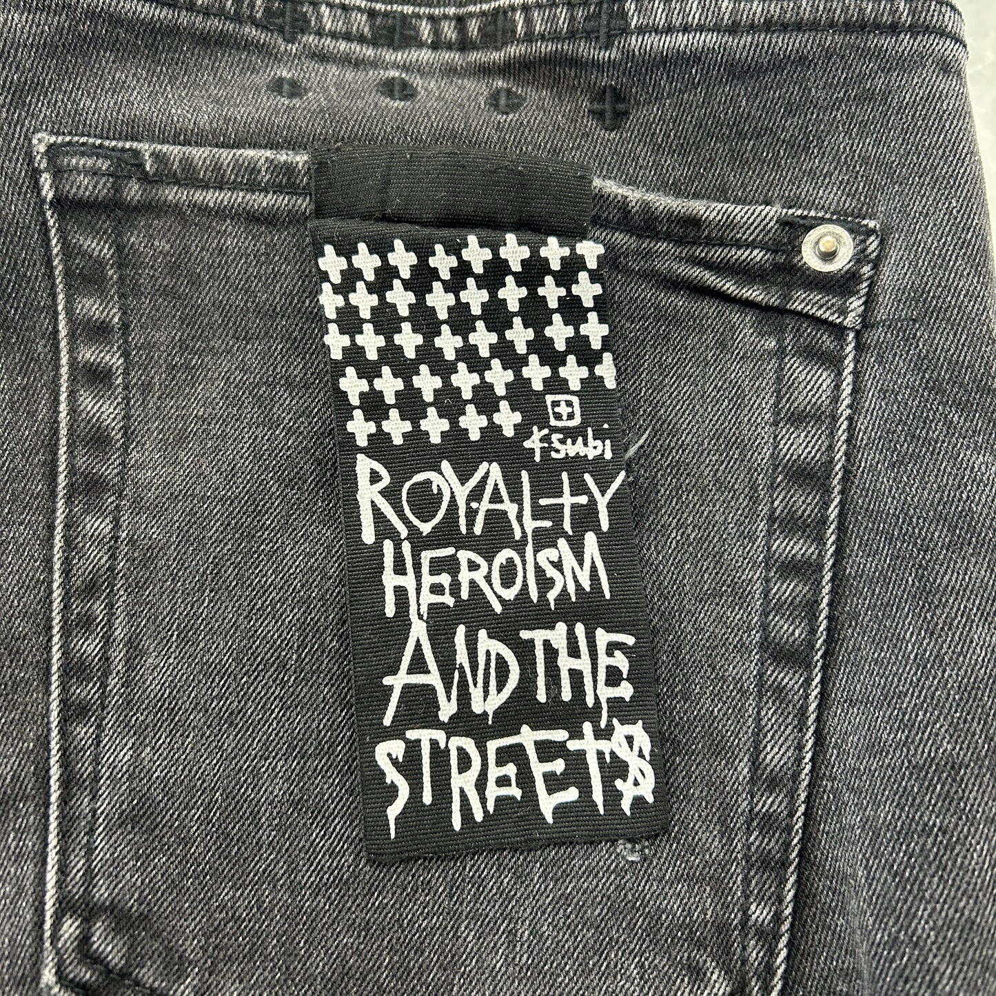 Ksubi Van Winkle Black Dynamite Trash 001 Denim