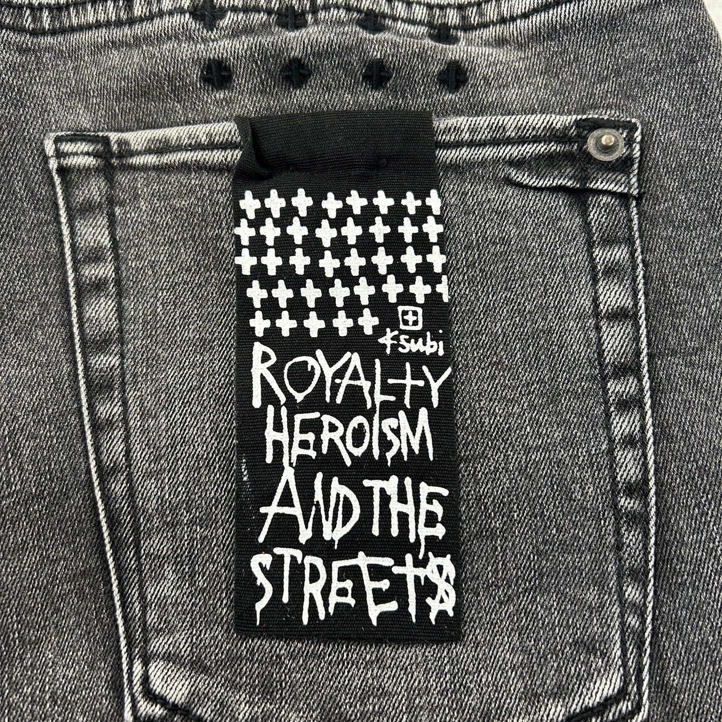 Ksubi Van Winkle Angst Trashed 001 Black Denim