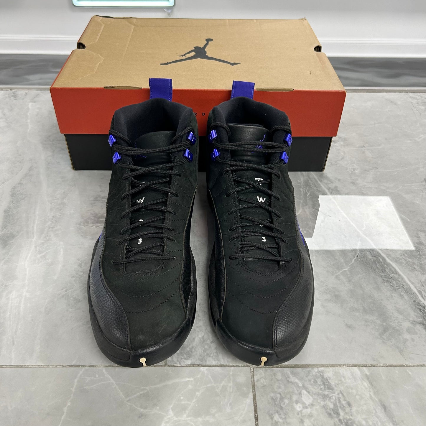 Jordan 12 Retro Black Dark Concord (USED)