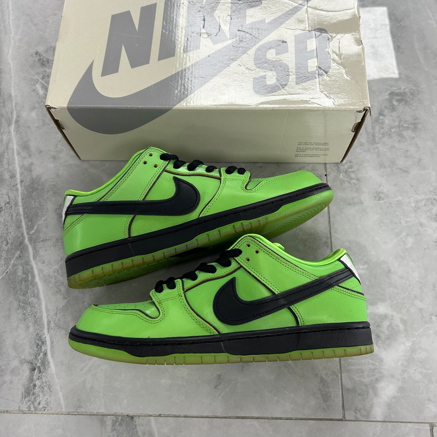 The Powerpuff Girls x Dunk Low Pro SB OS Buttercup (Used)