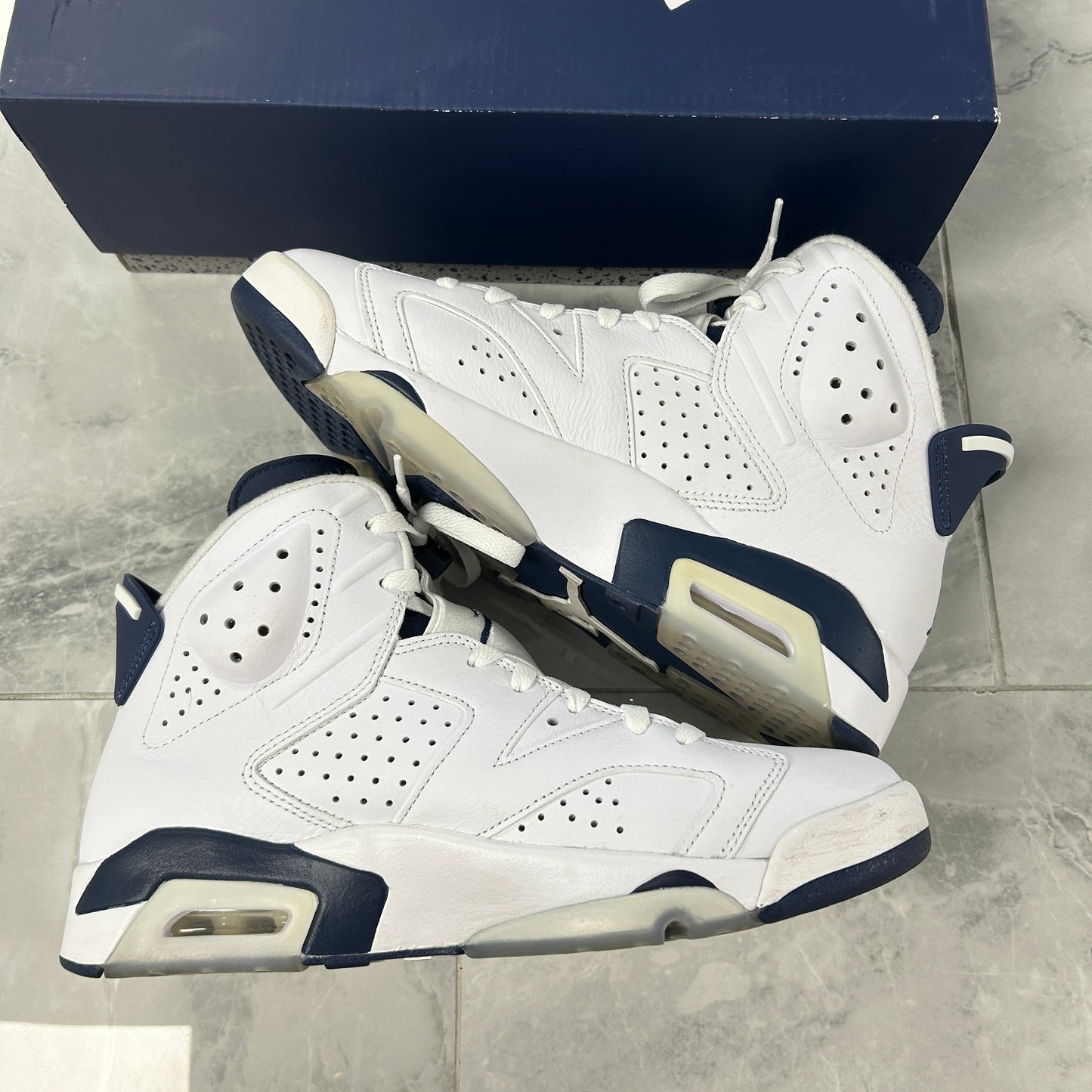 Jordan 6 Retro Midnight Navy (2022)(USED)