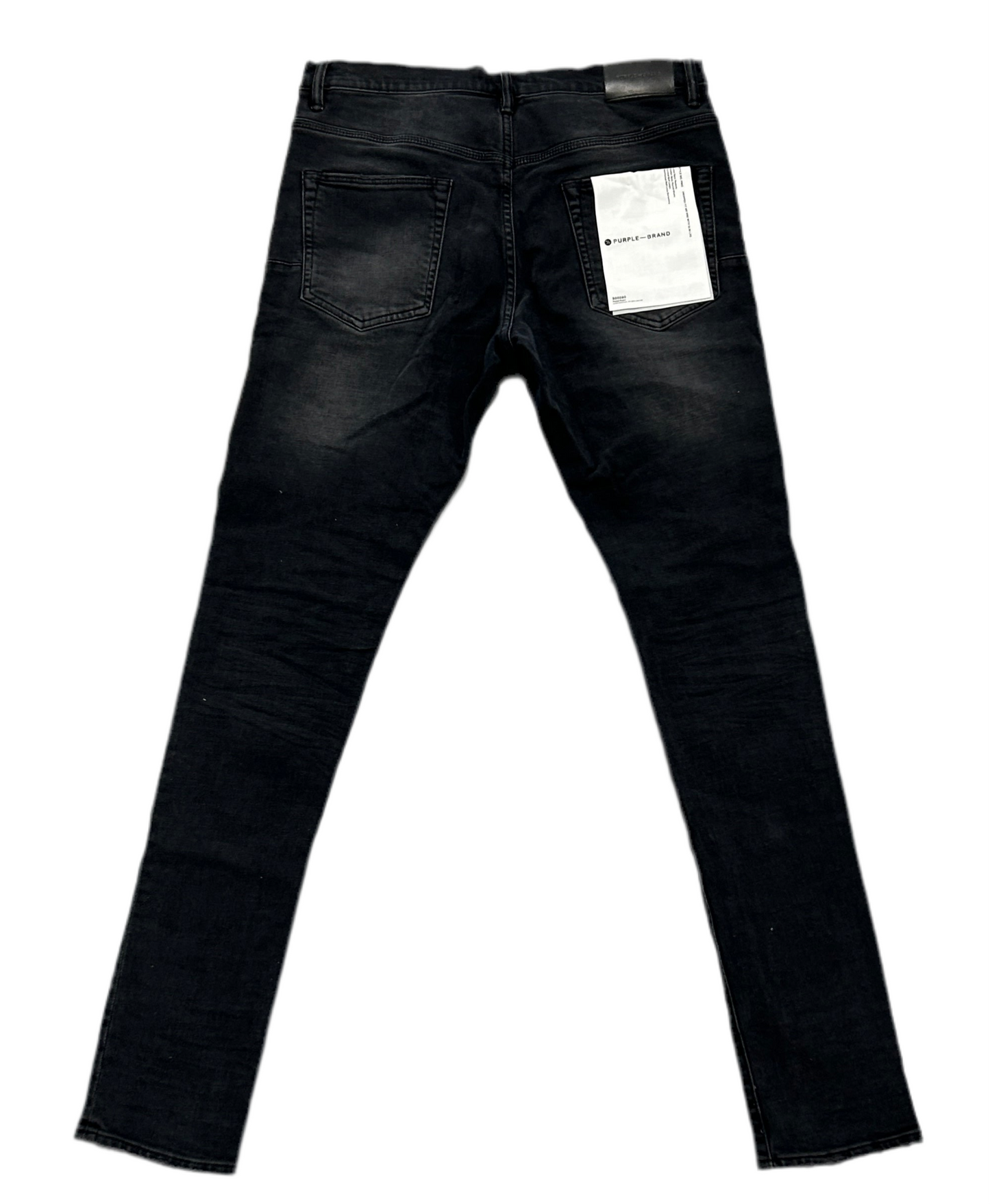Purple P002 Skinny Black Jeans