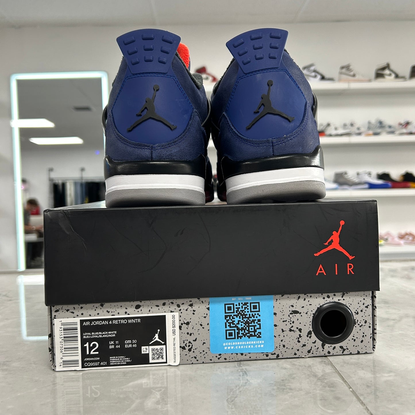 Air Jordan 4 Retro Winter Loyal
Blue (Used)