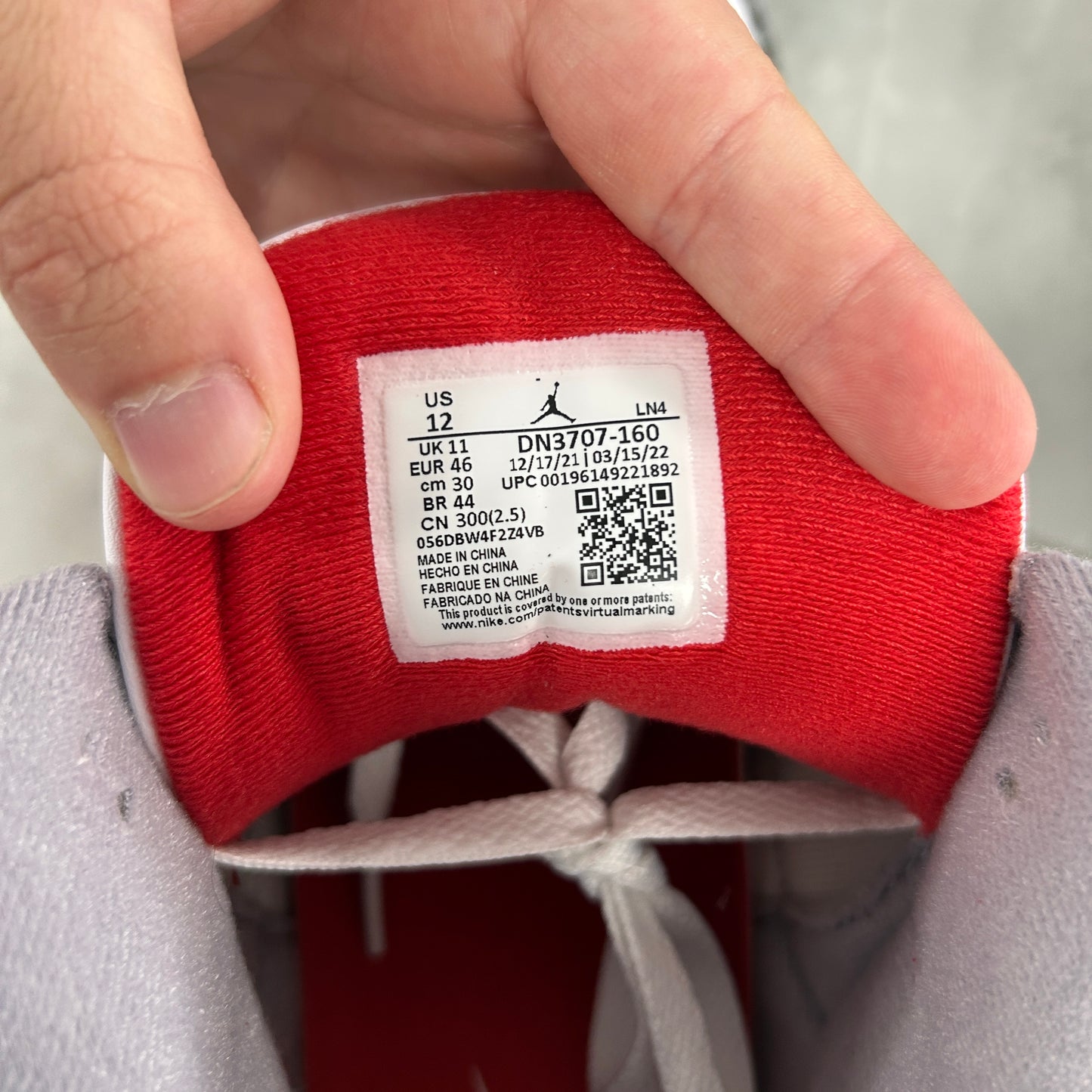 Air Jordan 3 Retro Fire Red 2022 (Used)
