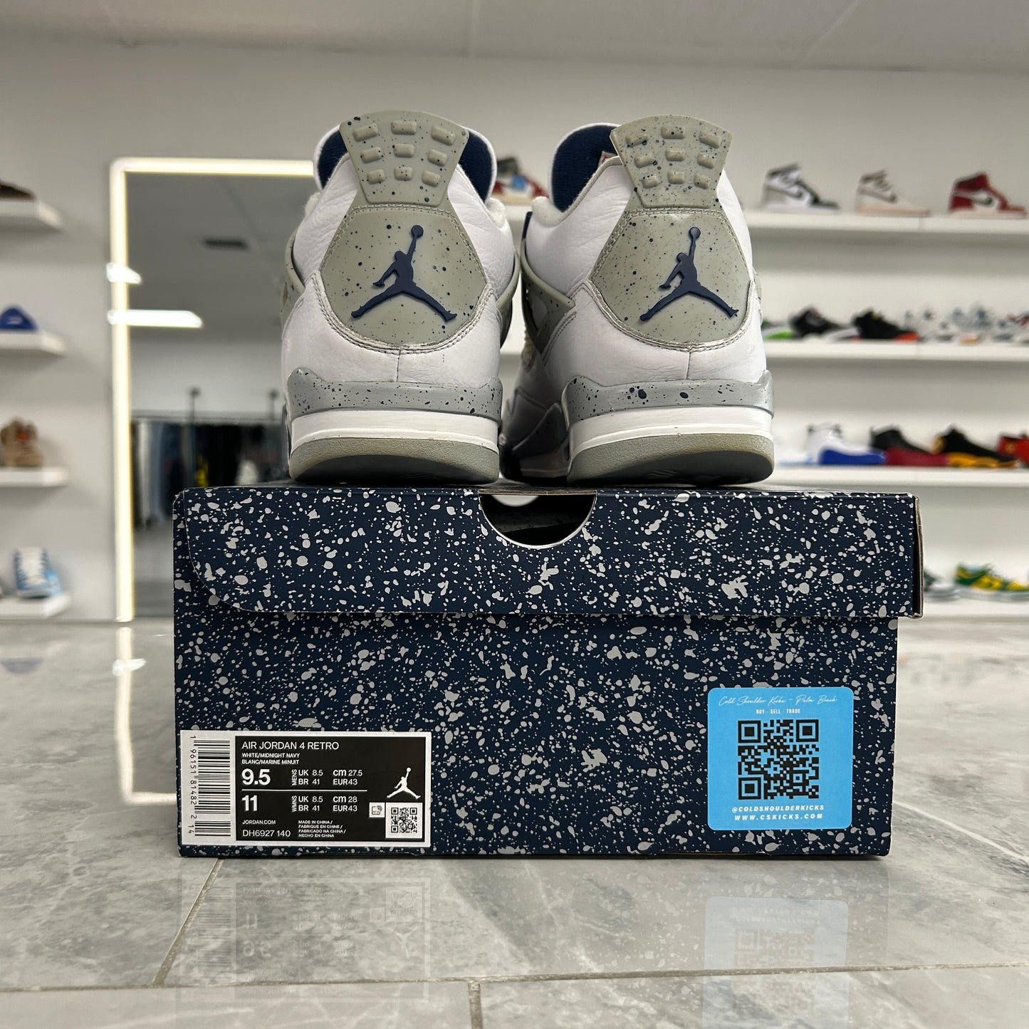 Air Jordan 4 Retro Midnight Navy (USED)