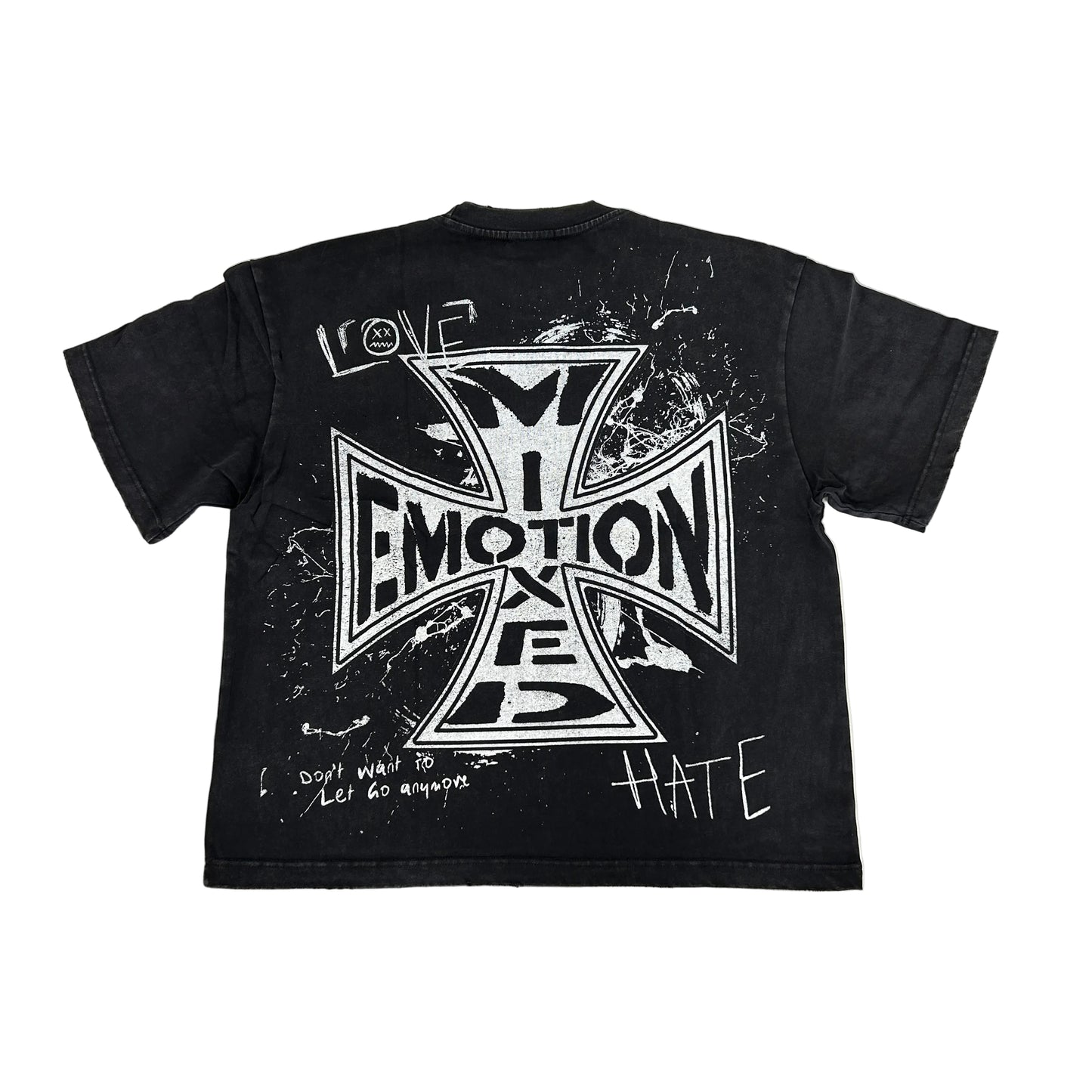 Mixed Emotion Black Chaos Tee