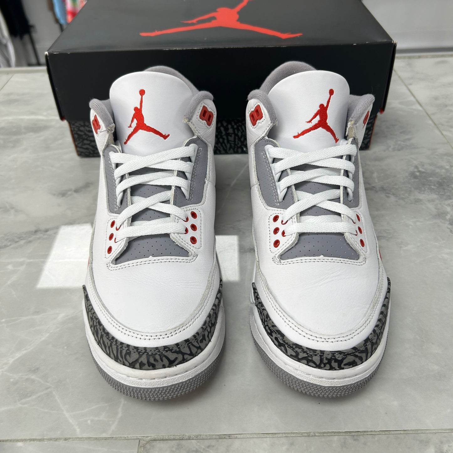 Jordan 3 Retro Fire Red (2022)(USED)