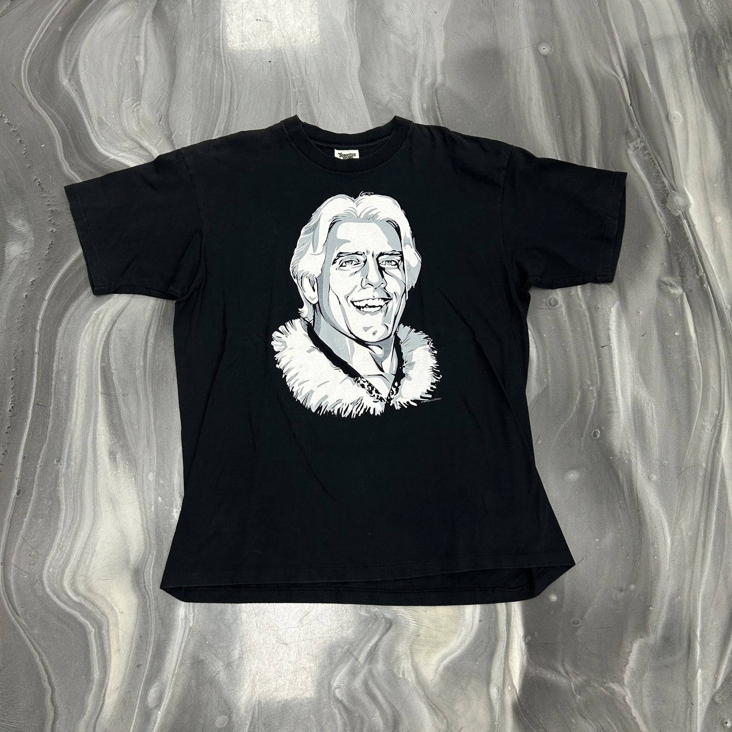 Vintage 1997 WCW Ric Flair Signature Tee