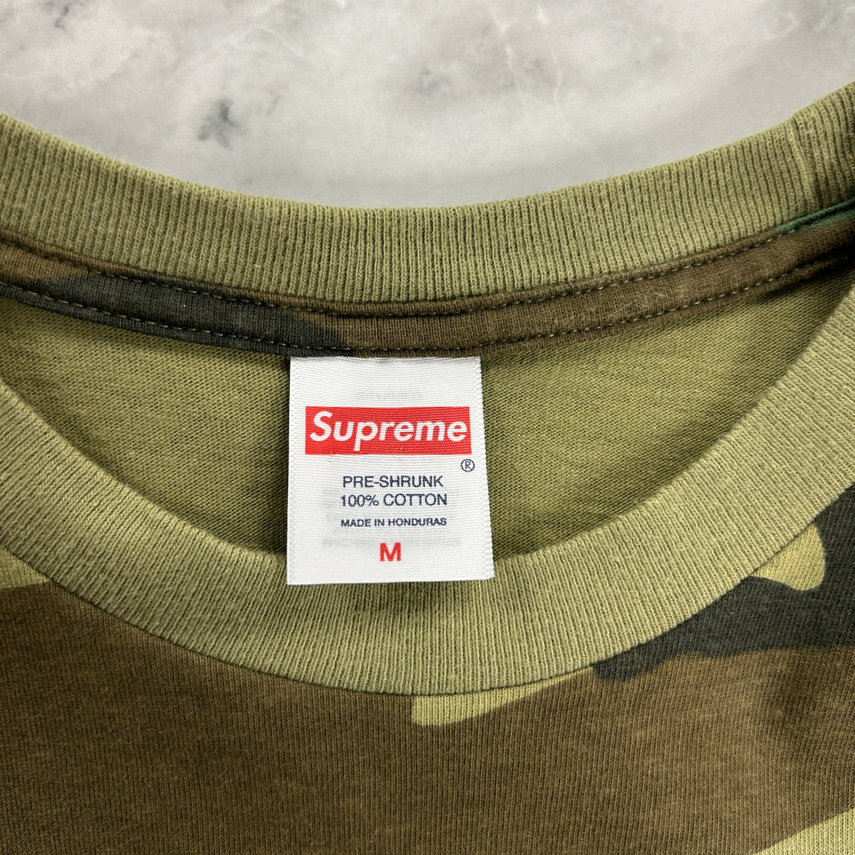 Supreme Playboi Carti Tee Woodland Camo