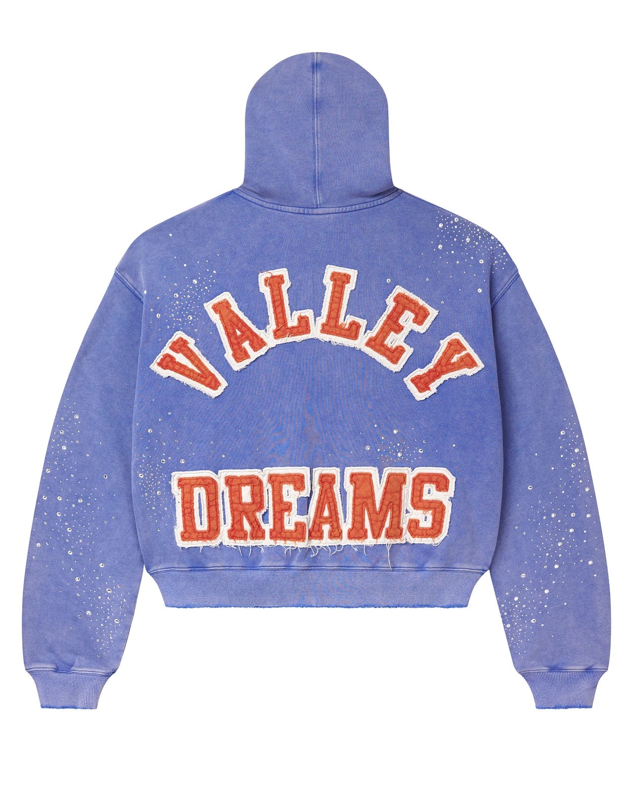 VALE FOREVER SEA CLUSTER ZIP UP HOODIE BLUE