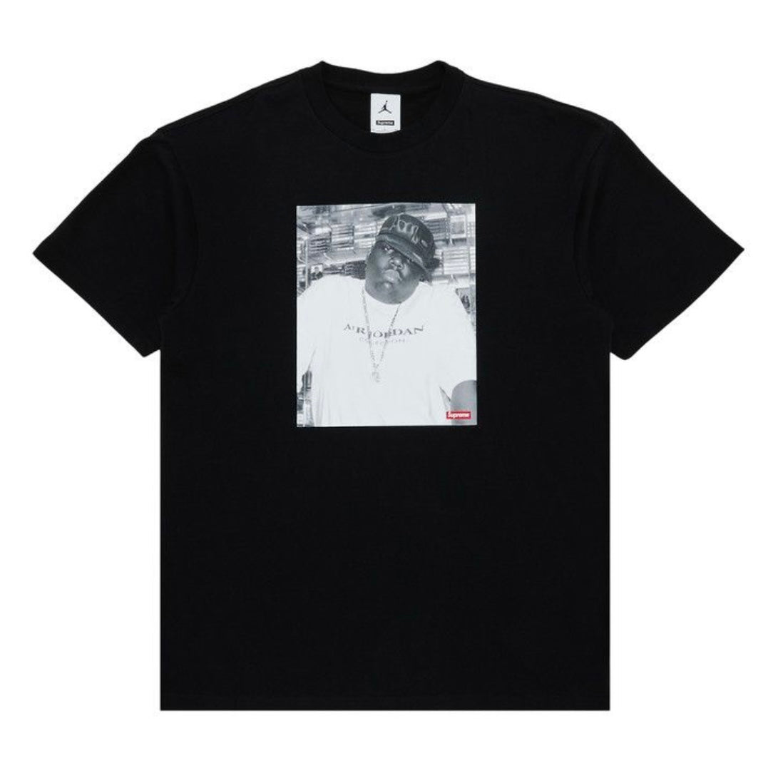 Supreme x Jordan Biggie Short-Sleeve Top Black