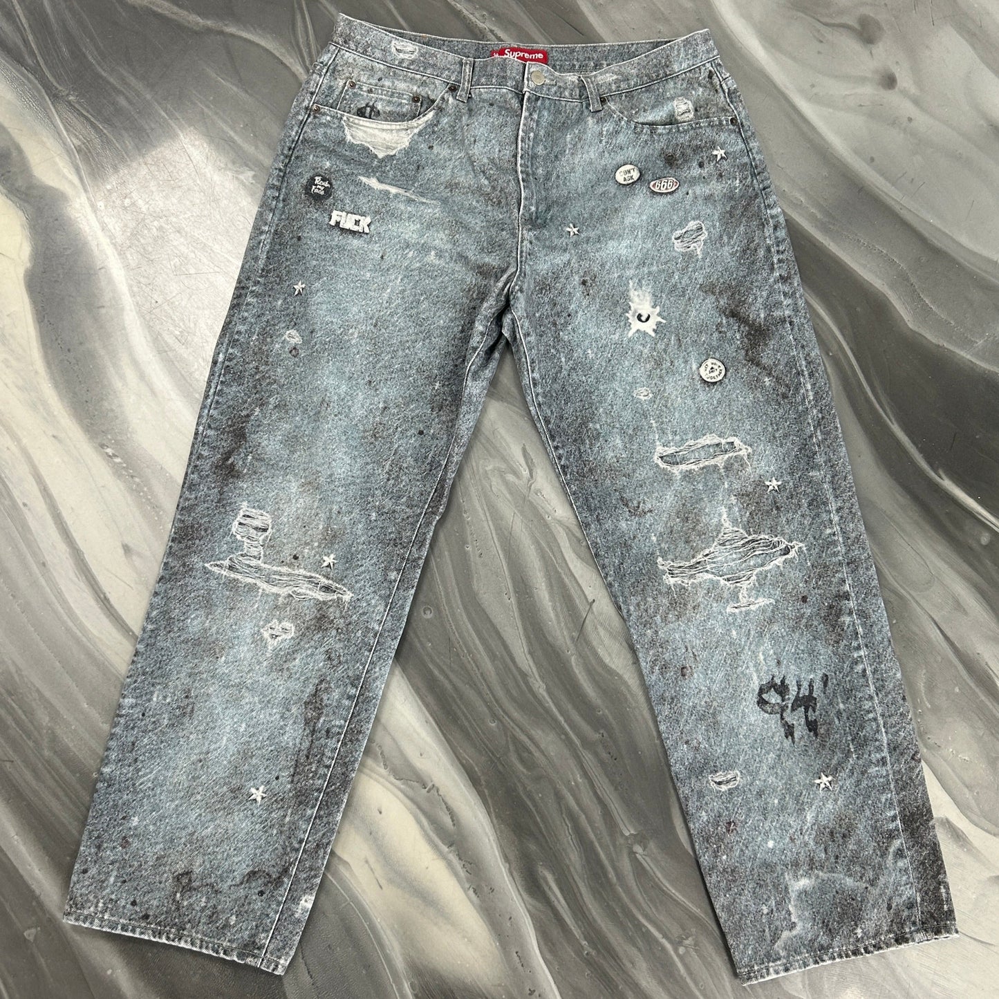 Supreme HJR Trompe L'oeil Loose
Fit Jean Blue