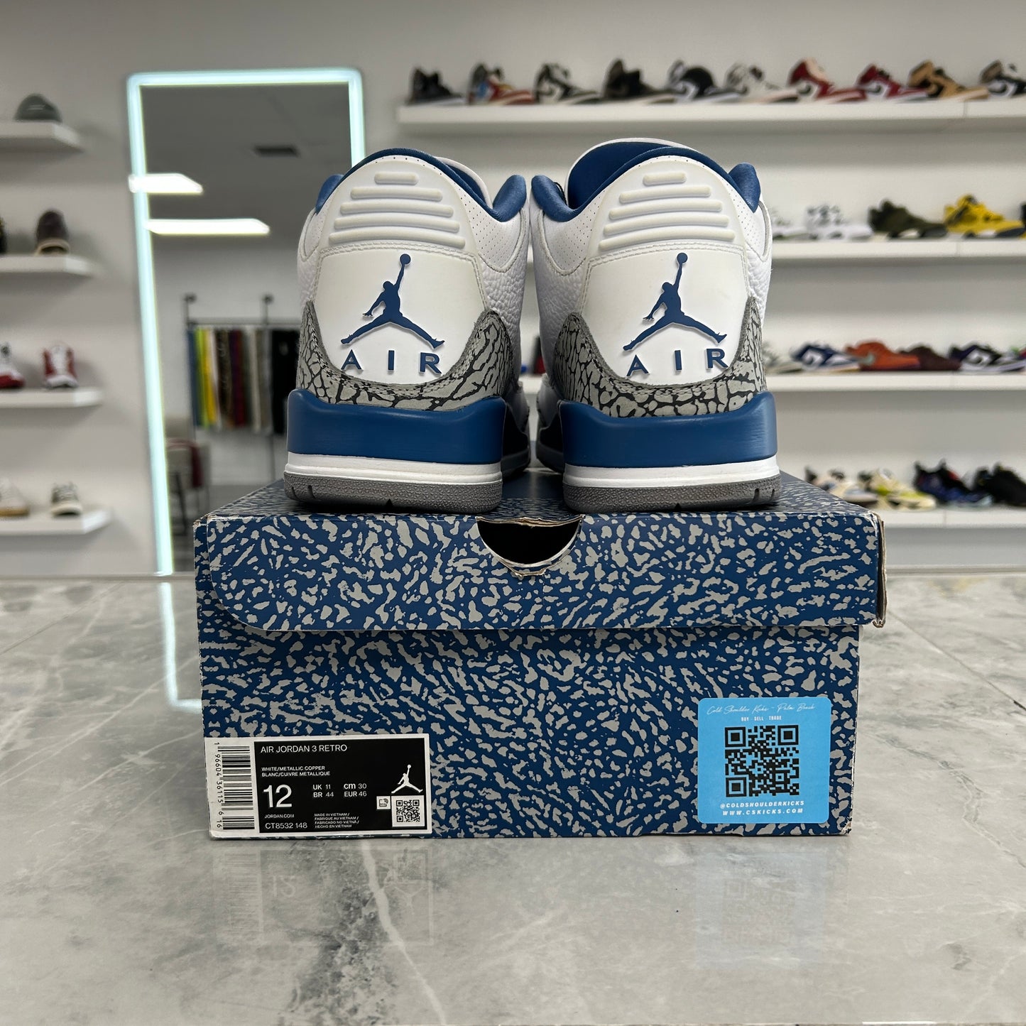 Air Jordan 3 Retro Washington
Wizards (USED)