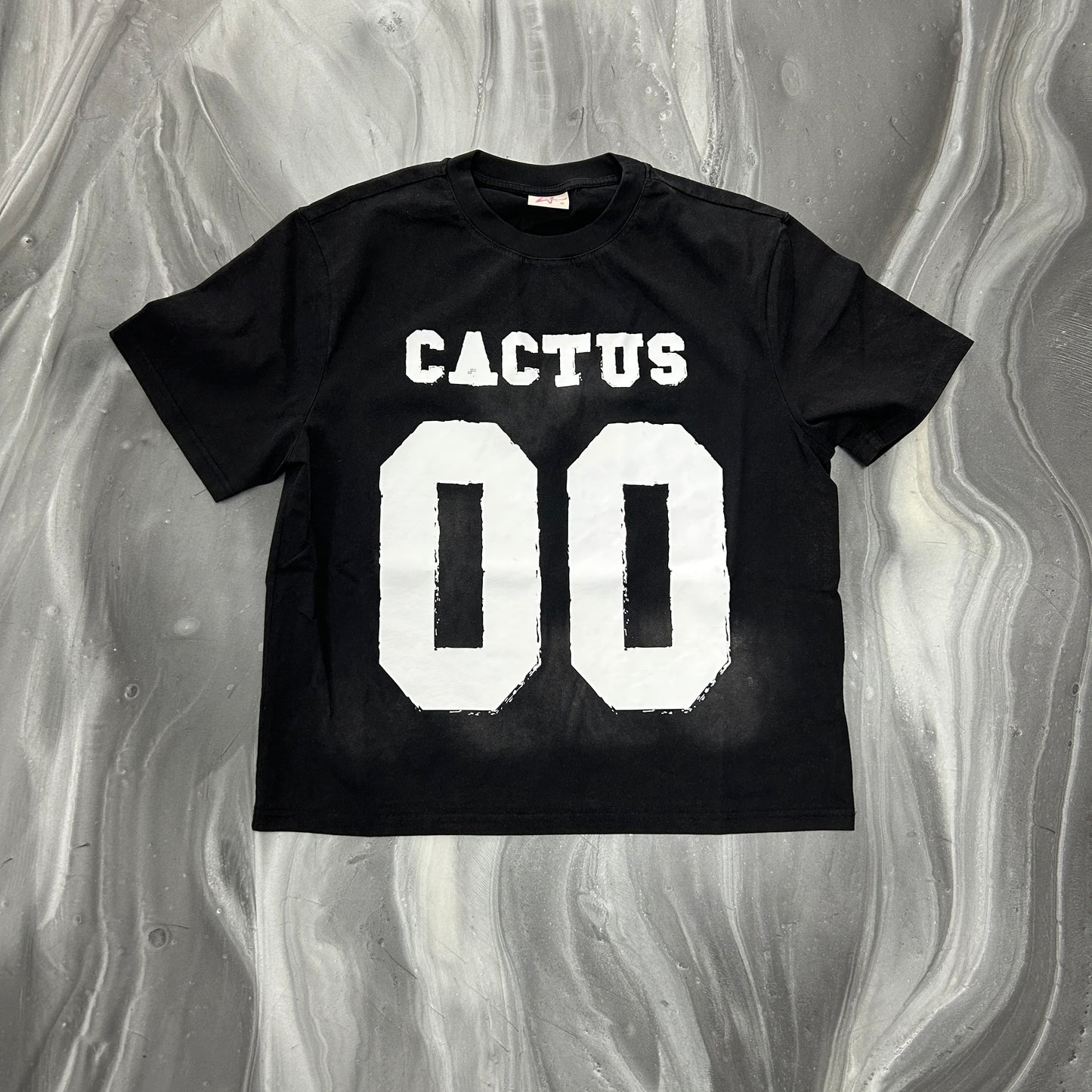 AZVA 00 TEE - VINTAGE BLACK