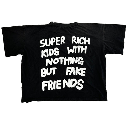 Halfway Point HWP graphic tee in washed black — view 2
