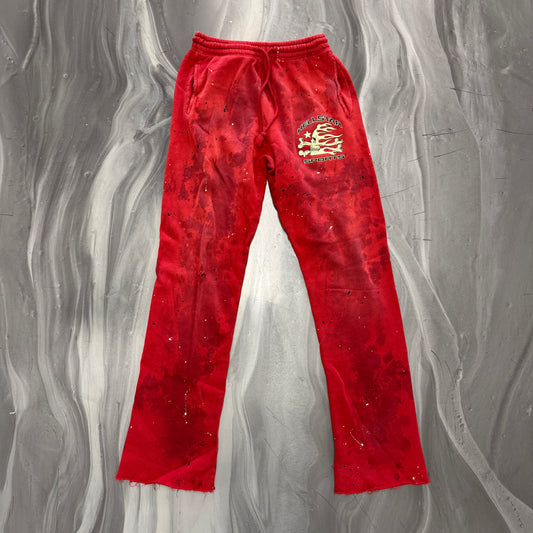 Hellstar Sports Tie-Dye Sweatpants Red - view 2